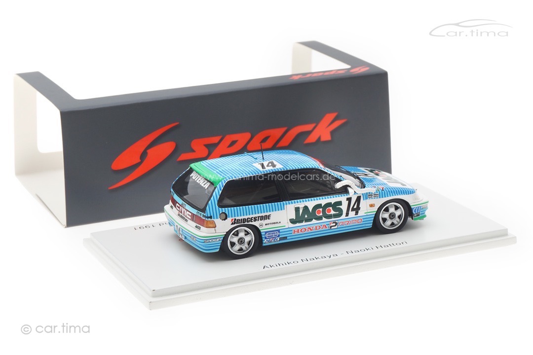 Honda Civic EF9 JTC 1991 Nakaya/Hattori Spark 1:43 S5463