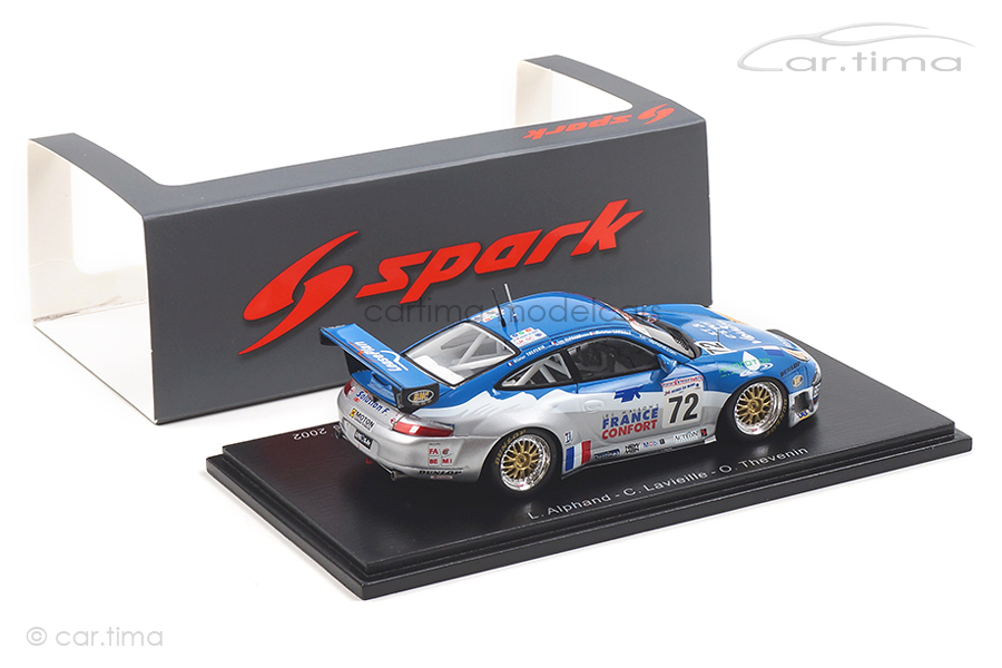 Porsche 911 (996) GT3 RS 24h Le Mans 2002 Alphand/Lavielle/Thévenin 1:43 Spark S5516
