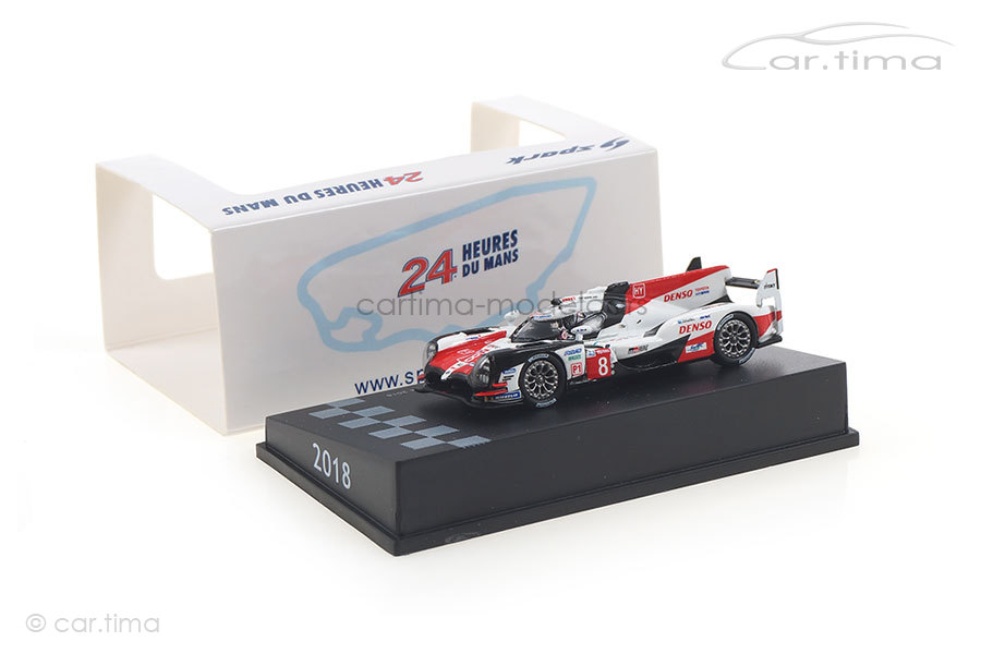 Toyota TS050 Hybrid Winner 24h Le Mans 2018 Alonso/Buemi/Nakajima Spark 1:87 87LM18