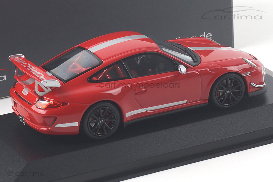 Porsche 911 (997 II) GT3 RS 4.0 Indischrot/Rad schwarz Minichamps car.tima CUSTOMIZED