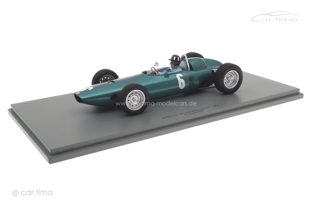 BRM P57 Winner GP Monaco 1963 Graham Hill Spark 1:18 18S545