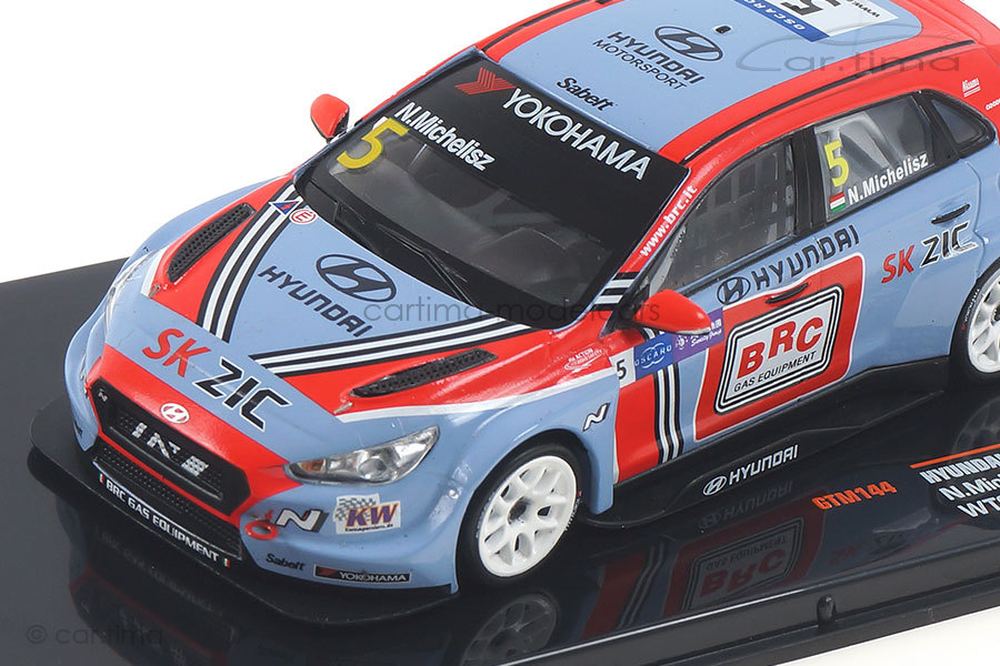 Hyundai i30 N TCR WTCR 2018 Norbert Michelisz IXO 1:43 GTM144