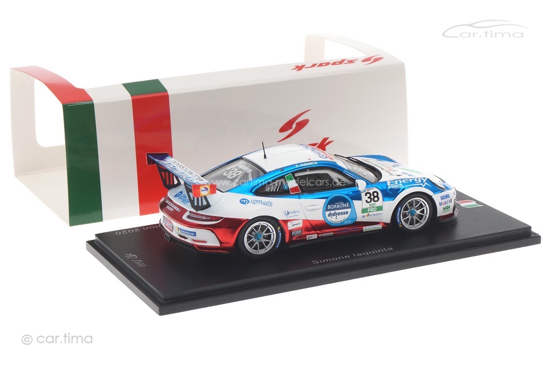 Porsche 911 GT3 Cup Porsche Carrera Cup Italia Champion 2020 Simone Iaquinta Spark 1:43 SI015