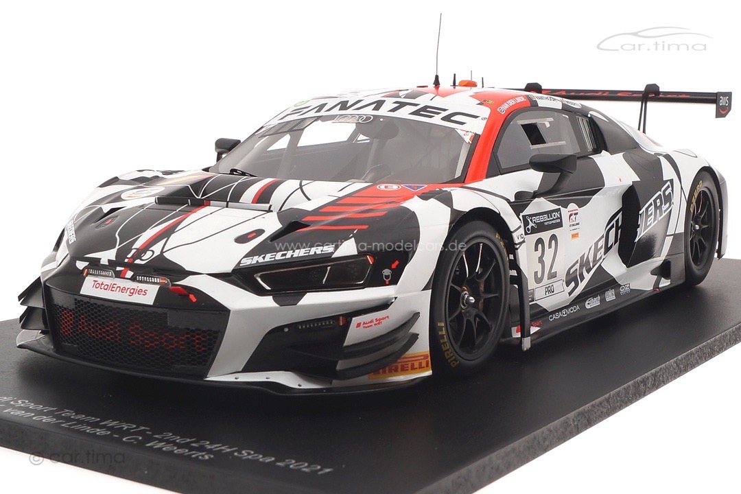 Audi R8 LMS GT3 24h Spa 2021 Vanthoor/van der Linde/Weerts Spark 1:18 18SB031