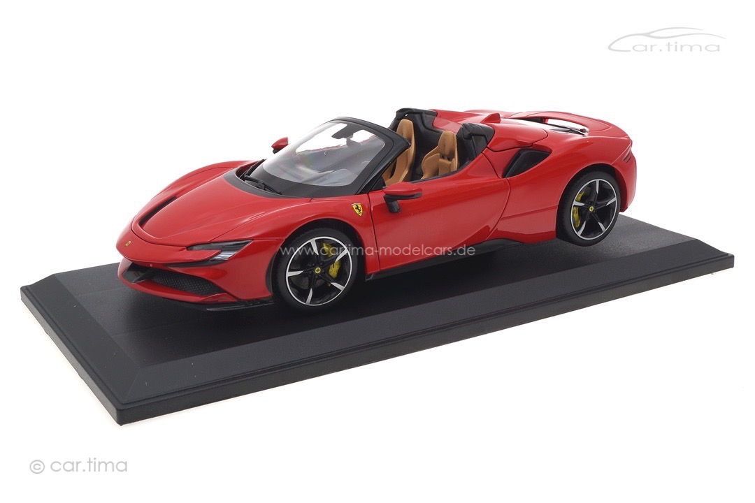 Ferrari SF90 Spider 2021 rot Bburago 1:18 18016CAR