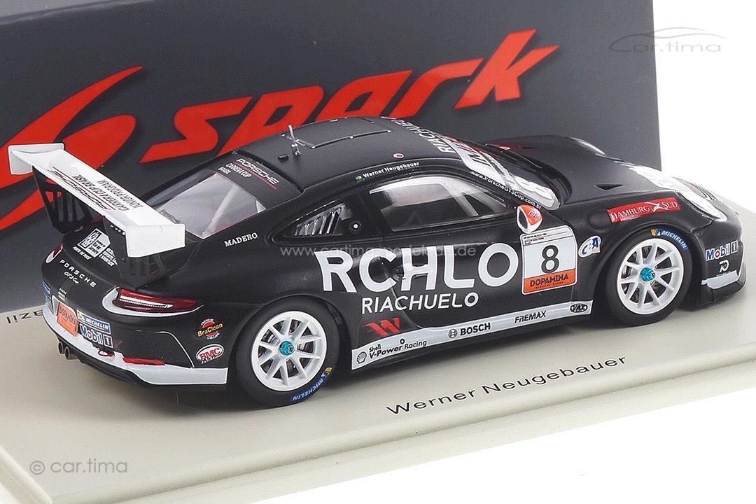 Porsche 911 GT3 Cup Champion Carrera Cup Brasilien 2018 Werner Neugebauer Spark 1:43 S8502