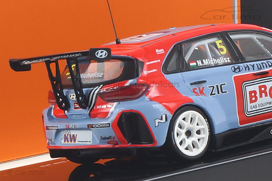 Hyundai i30 N TCR WTCR 2018 Norbert Michelisz IXO 1:43 GTM144