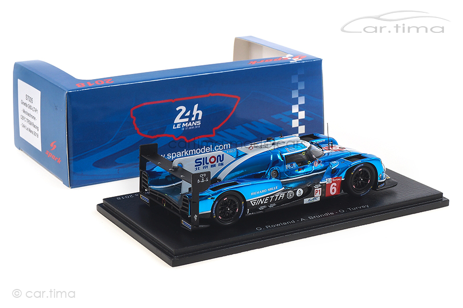 Ginetta G60-LT-P1 24h Le Mans 2018 Brundle/Rowland/Turvey Spark 1:43 S7005