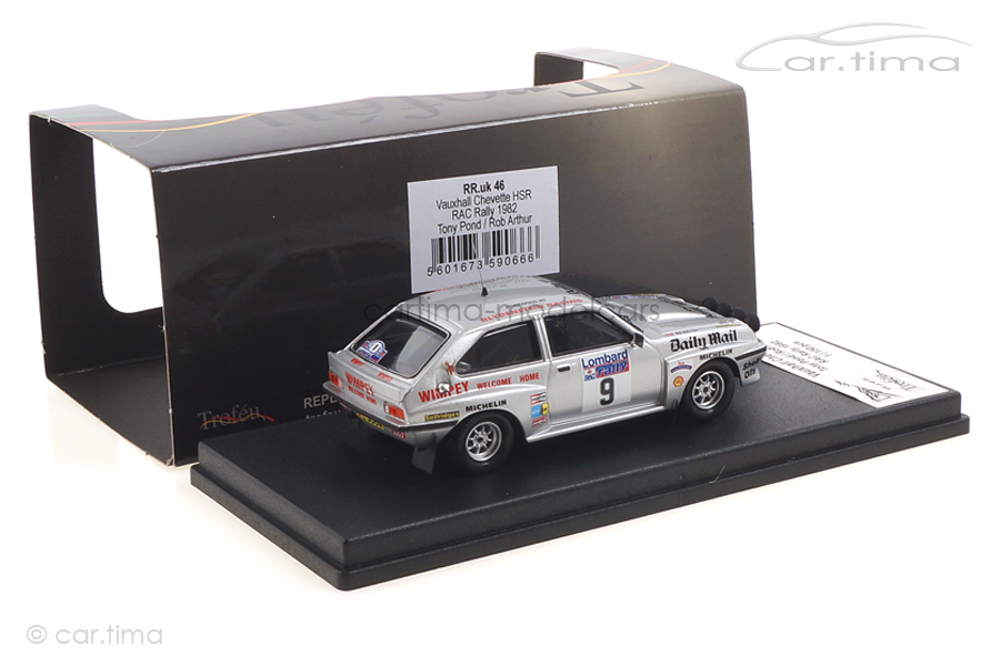 Vauxhall Chevette HSR RAC Rallye 1982 Pond/Arthur Trofeu 1:43 RRUK46