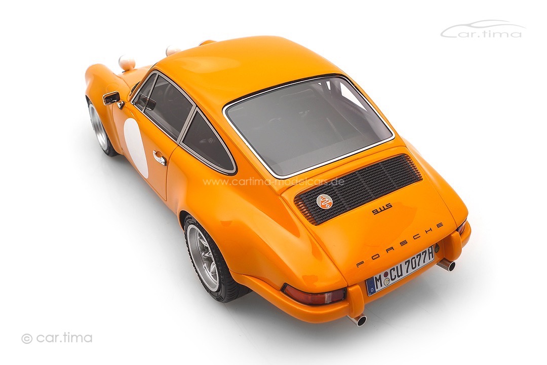 Porsche 911 S Signalorange Curves Magazin Originalsignatur Stefan Bogner car.tima 1:18