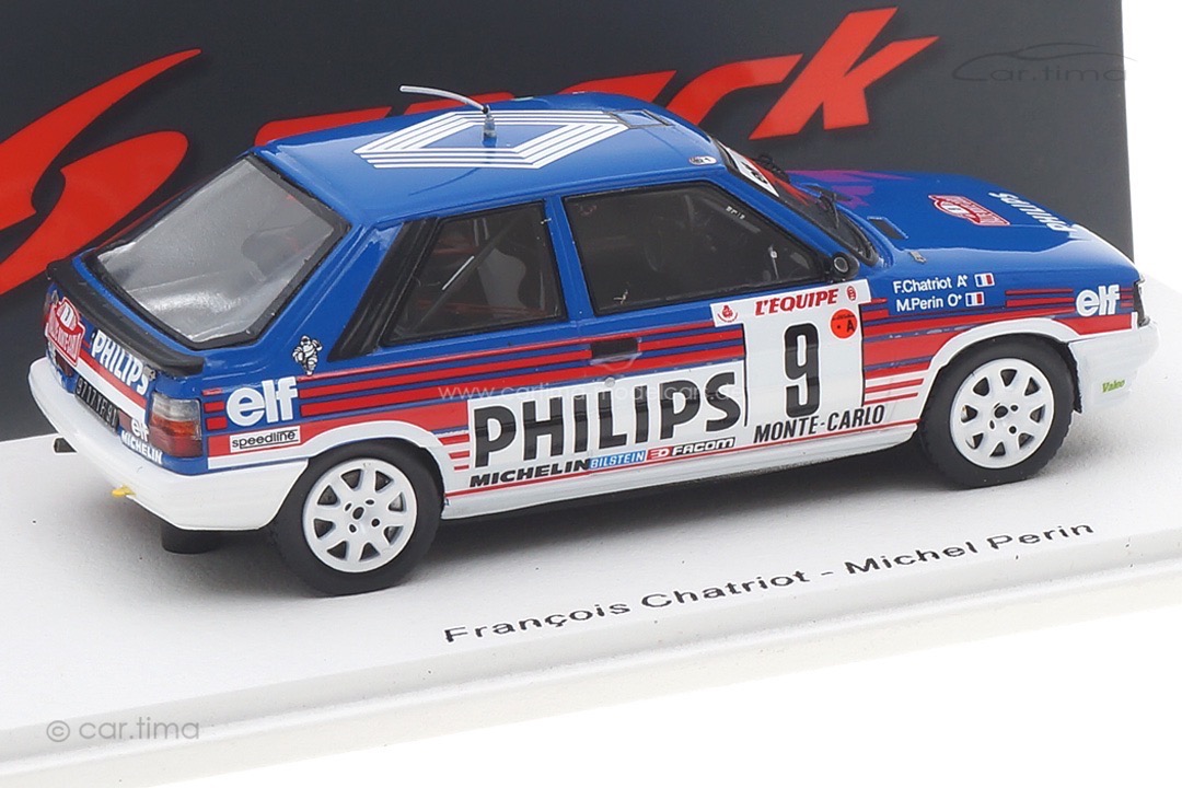 Renault 11 Turbo Rallye Monte Carlo 1987 Chatriot/Périn Spark 1:43 S5569