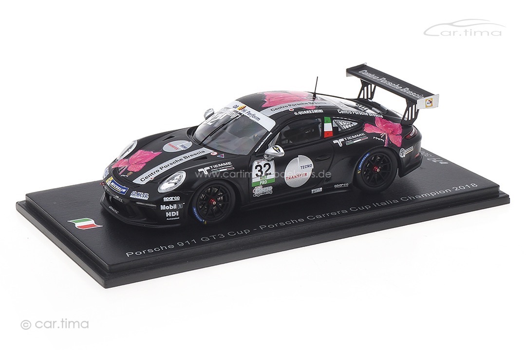 Porsche 911 (991) GT3 Cup Champion Carrera Cup Italien 2018 Quaresmini Spark 1:43 SI008