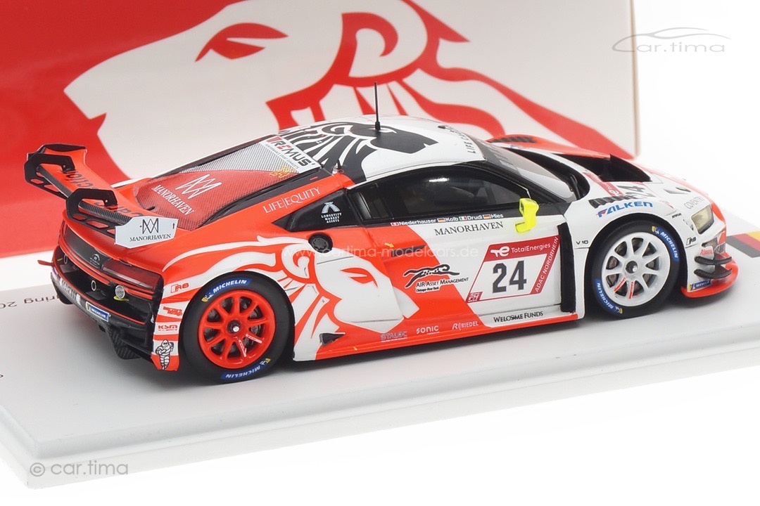 Audi R8 LMS GT3 Evo II 24h Nürburgring 2022 Kolb/Mies/Niederhauser/Drudi Spark 1:43 FF016