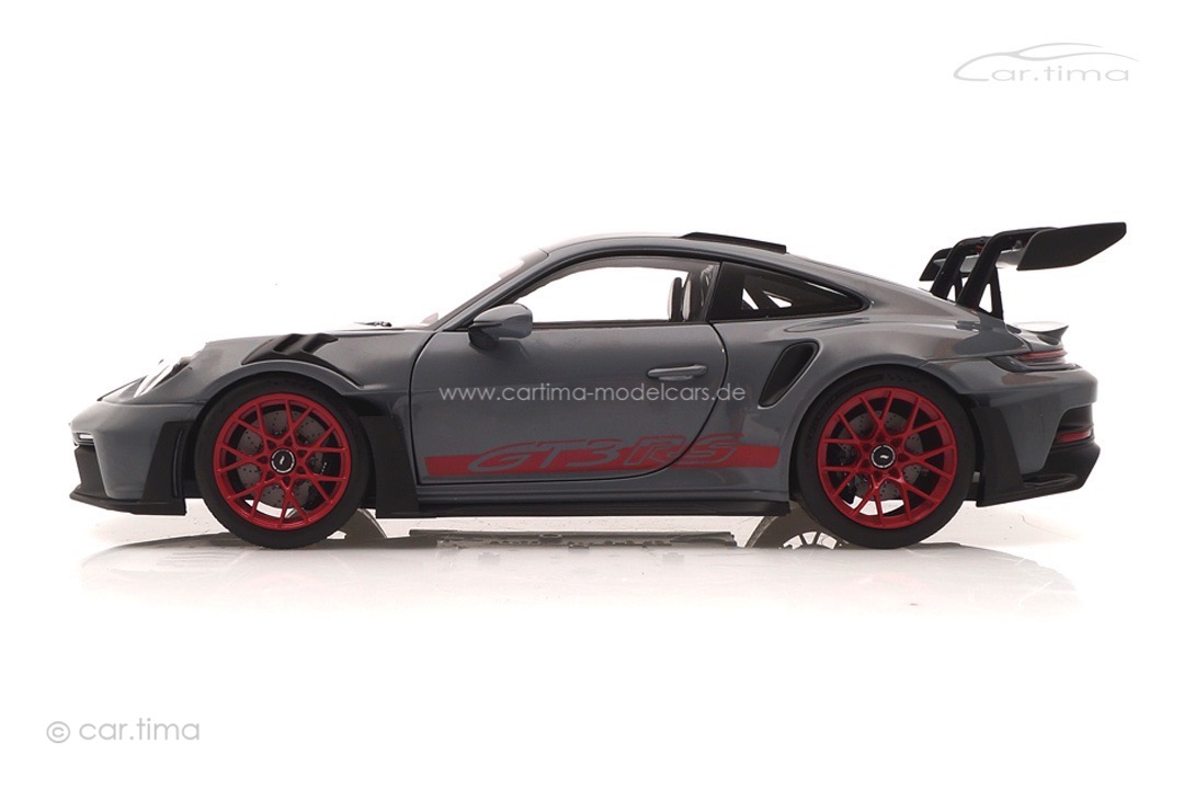 Porsche 911 (992) GT3 RS Arktikgrau/Rad Pyrorot Norev 1:18 187350