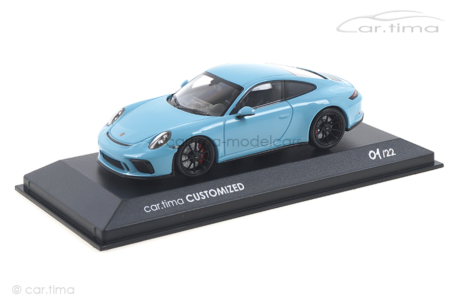 Porsche 911 (991 II) GT3 Touring Gulfblau/Rad schwarz Minichamps car.tima CUSTOMIZED
