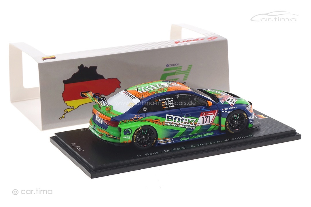 Audi RS3 24h Nürburgring 2020 Bock/Moentmann/Partl/Prinz Spark 1:43 SG701