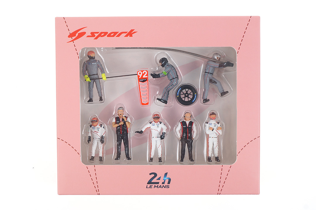 Figuren Set Porsche Team 24h Le Mans 2018 Spark 1:43 43AC013