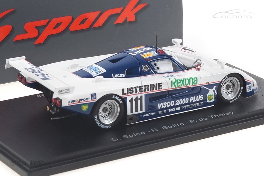 Spice 88C 24h Le Mans 1988 Bellm/de Thoisy/Spice Spark 1:43 S4766
