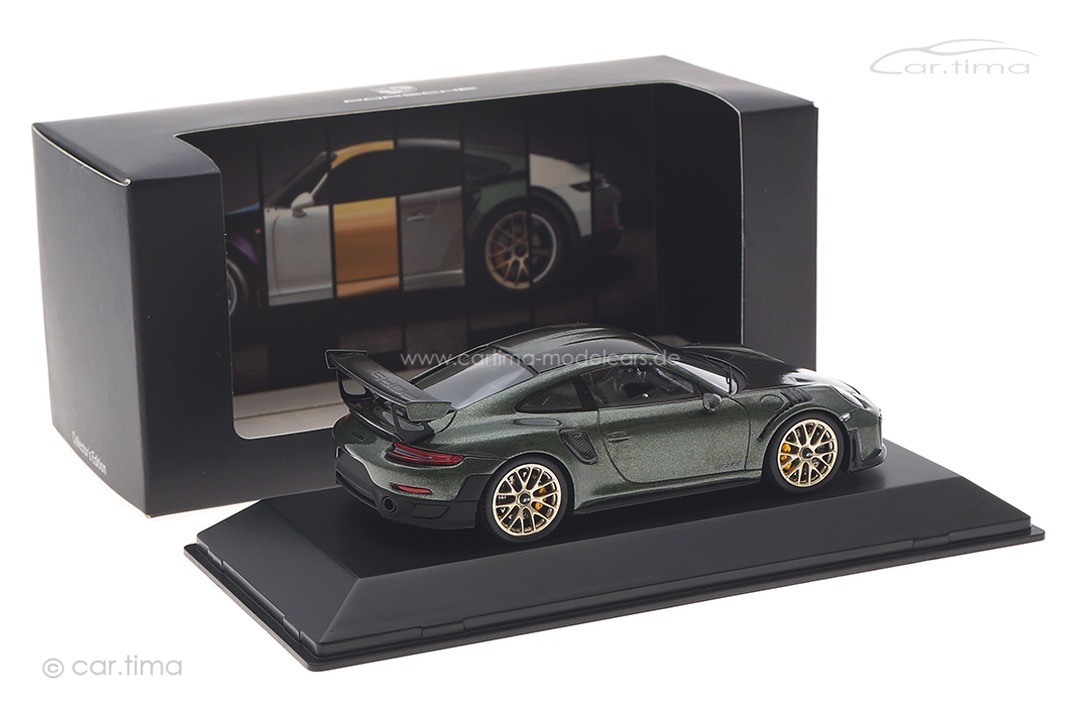 Porsche 911 (991 II) GT2 RS Weissach Paket Oakgrün met. Spark 1:43 WAP0202100RGT2