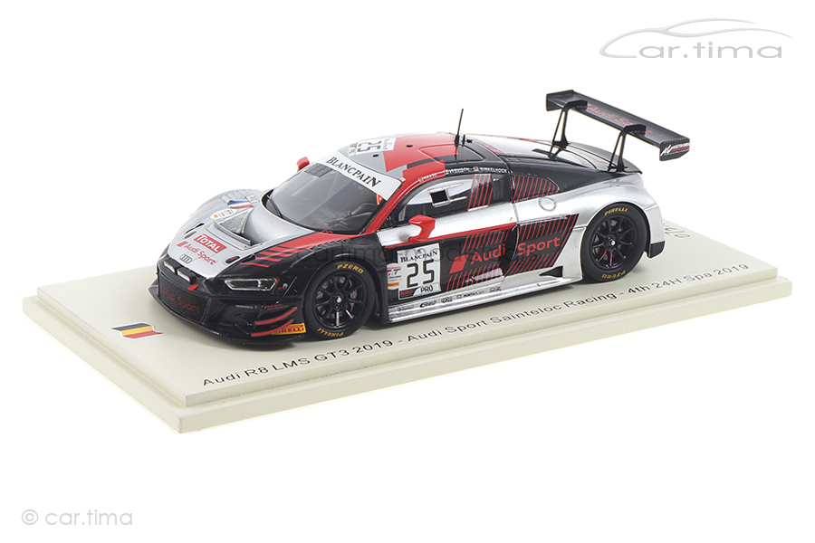 Audi R8 LMS GT3 24h Spa 2019 Haase/Vervisch/Winkelhock Spark 1:43 SB253