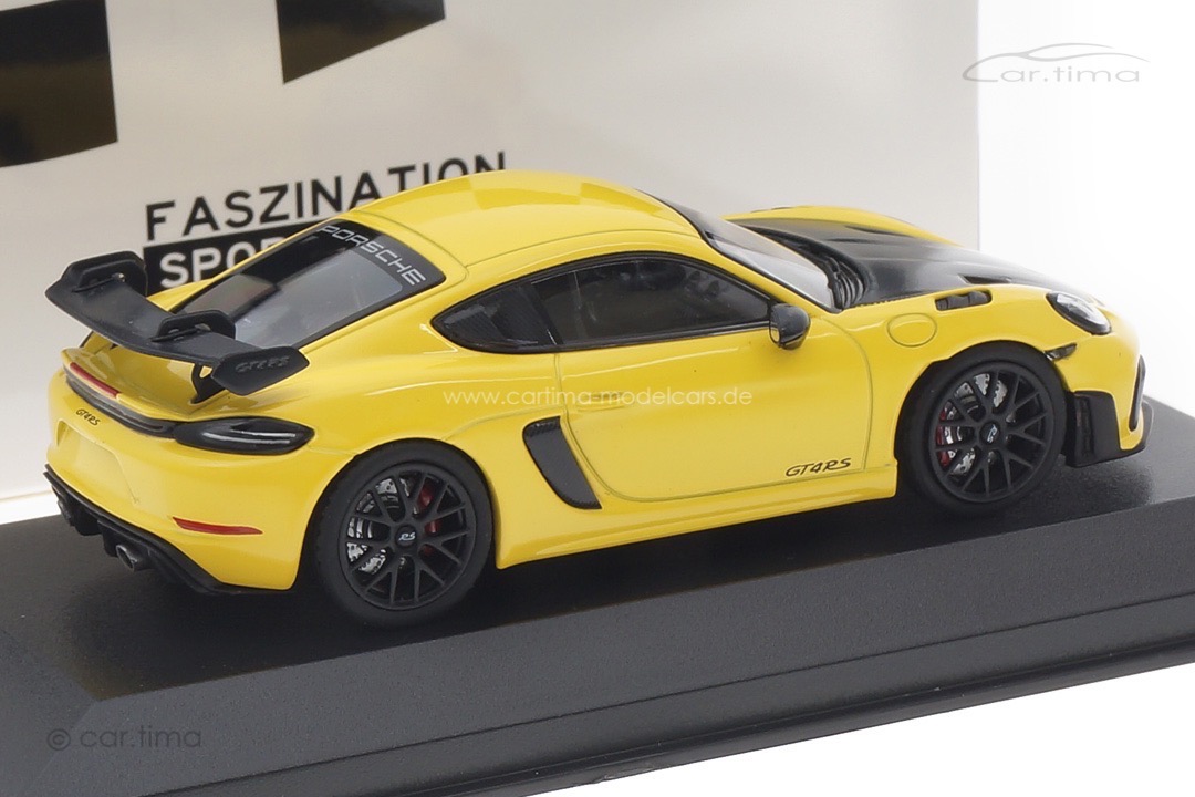 Porsche 718 Cayman GT4 RS Racinggelb/Rad schwarz Minichamps 1:43 413069712