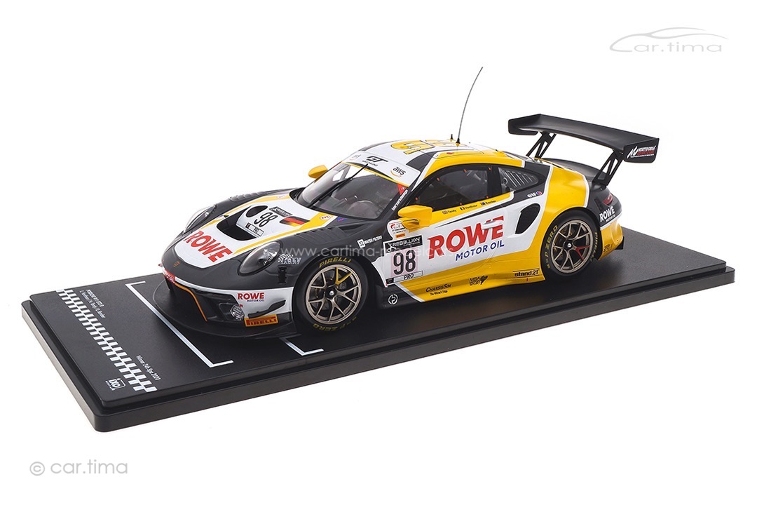 Porsche 911 GT3 R Winner 24h Spa 2020 Bamber/Tandy/Vanthoor IXO 1:18 LEGT18053