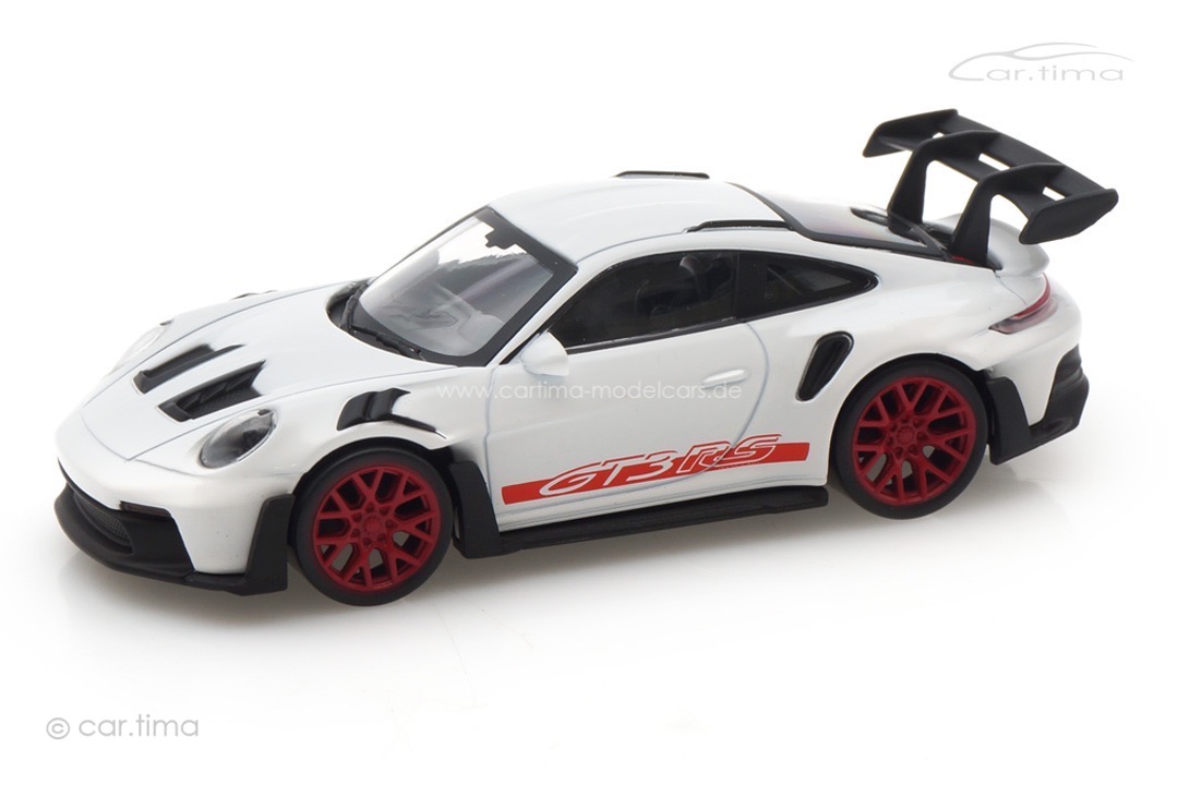 Porsche 911 (992) GT3 RS weiß/Dekor rot Norev 1:43 750044