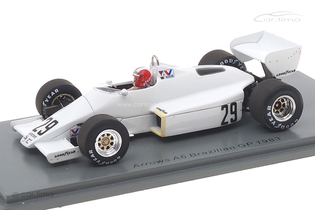 Arrows A6 GP Brasilien 1983 Marc Surer Spark 1:43 S5778