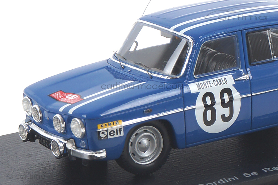 Renault 8 Gordini Rallye Monte Carlo 1969 Thérier/Callewaert Spark 1:43 S5562