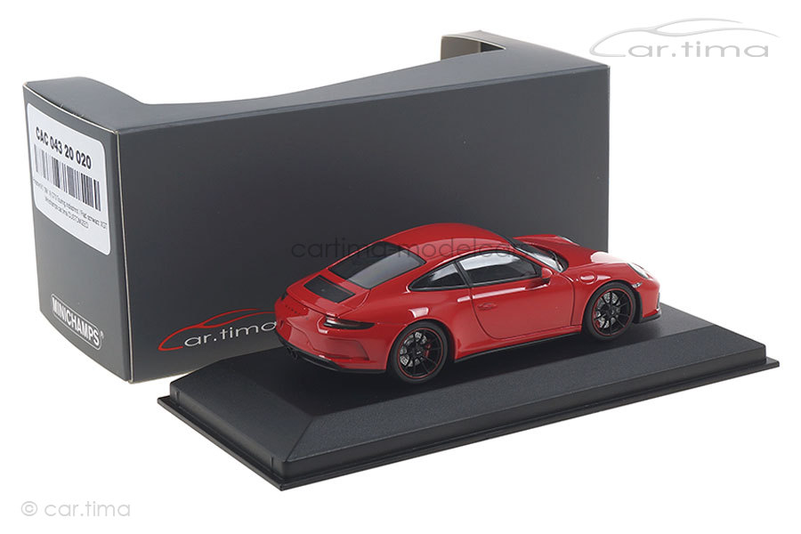 Porsche 911 (991 II) GT3 Touring Indischrot / Rad schwarz XGT Minichamps car.tima CUSTOMIZED