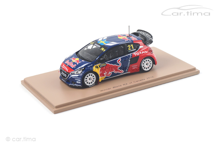 Peugeot 208 Winner World RX Kanada 2016 Timmy Hansen Spark 1:43 S5194