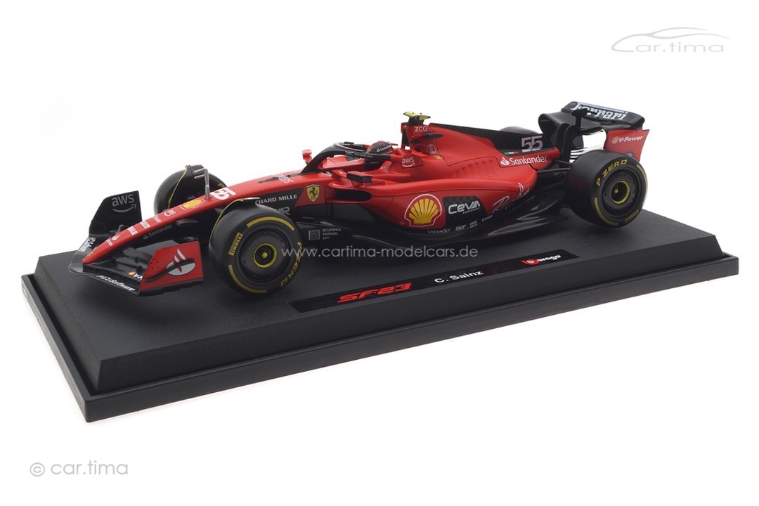 Ferrari SF23 GP 2023 Carlos Sainz Bburago 1:18 18-16812SA