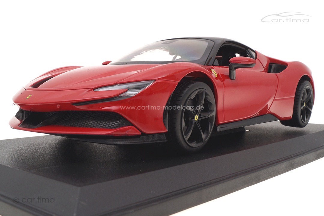 Ferrari SF90 Stradale Hybrid 1000hp 2019 rot Bburago 1:18 18-16015