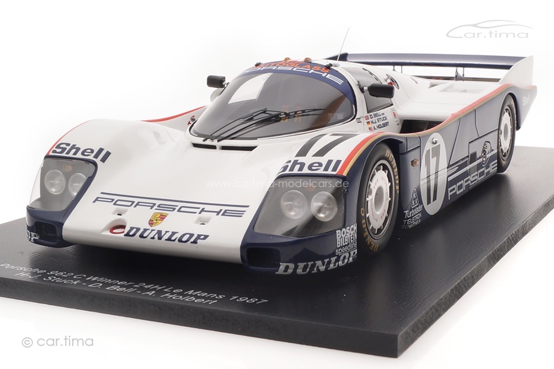 Porsche 962 C Winner 24h Le Mans 1987 Bell/Holbert/Stuck Spark 1:18 18LM87