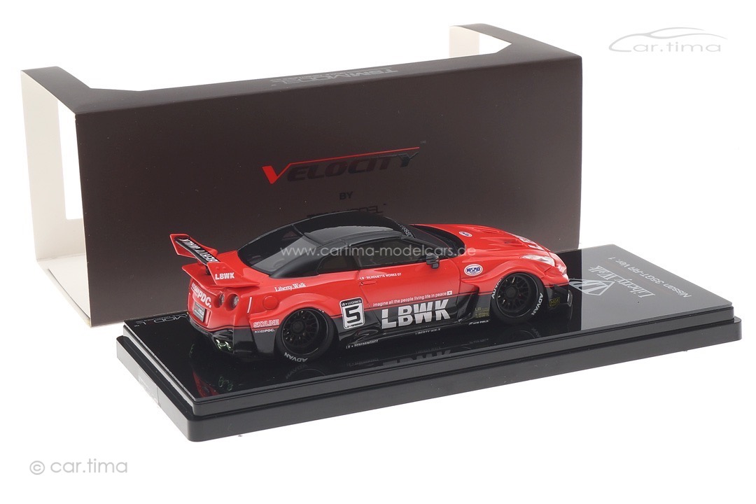Nissan 35GT-RR LB-Silhouette Works GT Ver.1 rot/schwarz TSM 1:43 TSMV0011