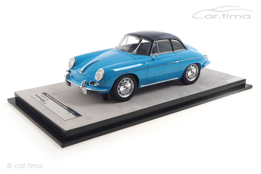 Porsche 356 Karmann Hardtop Blau Tecnomodel 1:18 TM18-143C