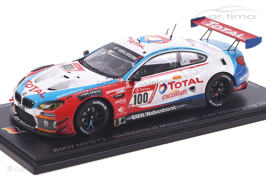 BMW M6 GT3 24h Nürburgring 2019 Walkenhorst/Ziegler/Schmidt-Staade/Tresson Spark 1:43 SG555