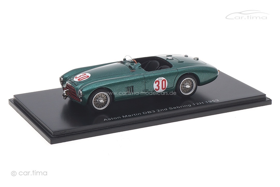 Aston Martin DB3 12h Sebring 1953 Parnell/Abecassis Spark 1:43 S2448