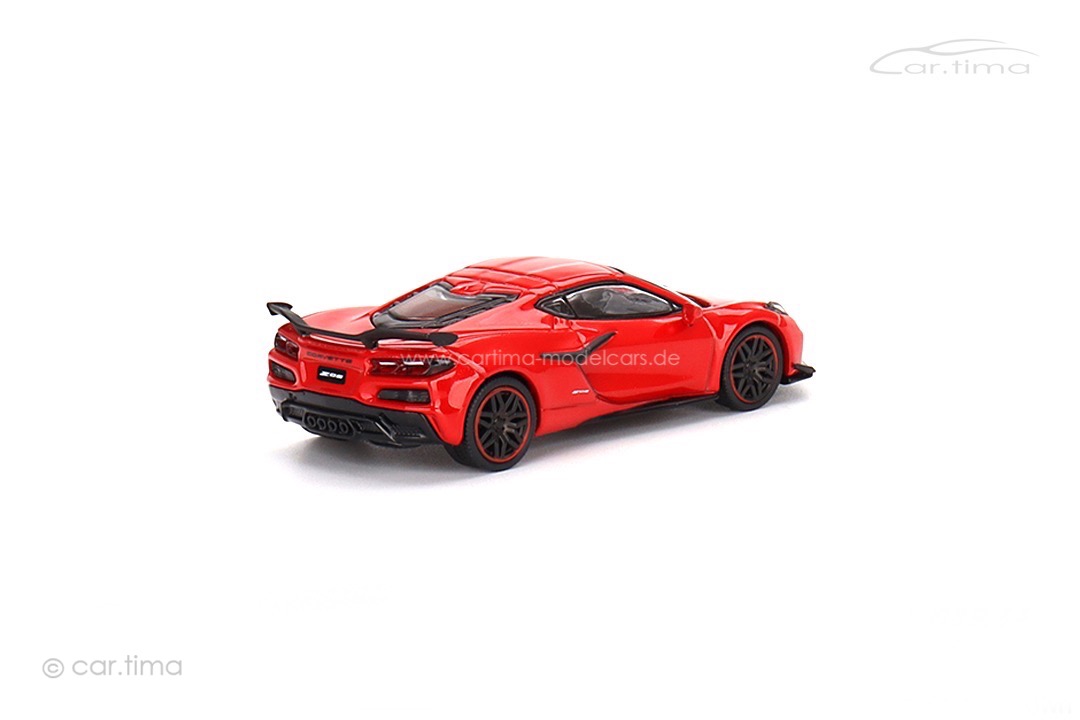 Chevrolet Corvette Z06 2023 Torch Red MINI GT 1:64 MGT00477-L