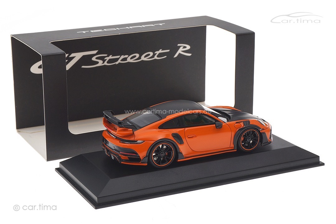 TECHART GTstreet R (Basis 992 Turbo) Gulforange TECHART Collection 1:43 092.992.143.004