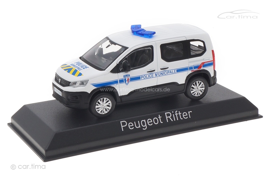 Peugeot Rifter 2019 Police Municipale weiß/blau/gelb Norev 1:43 479068