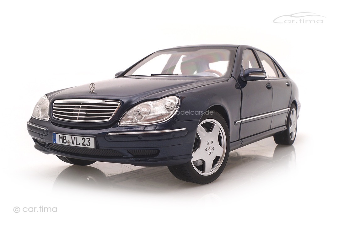 Mercedes-Benz S55 (W220) AMG 2000 blau met. Norev 1:18 183817