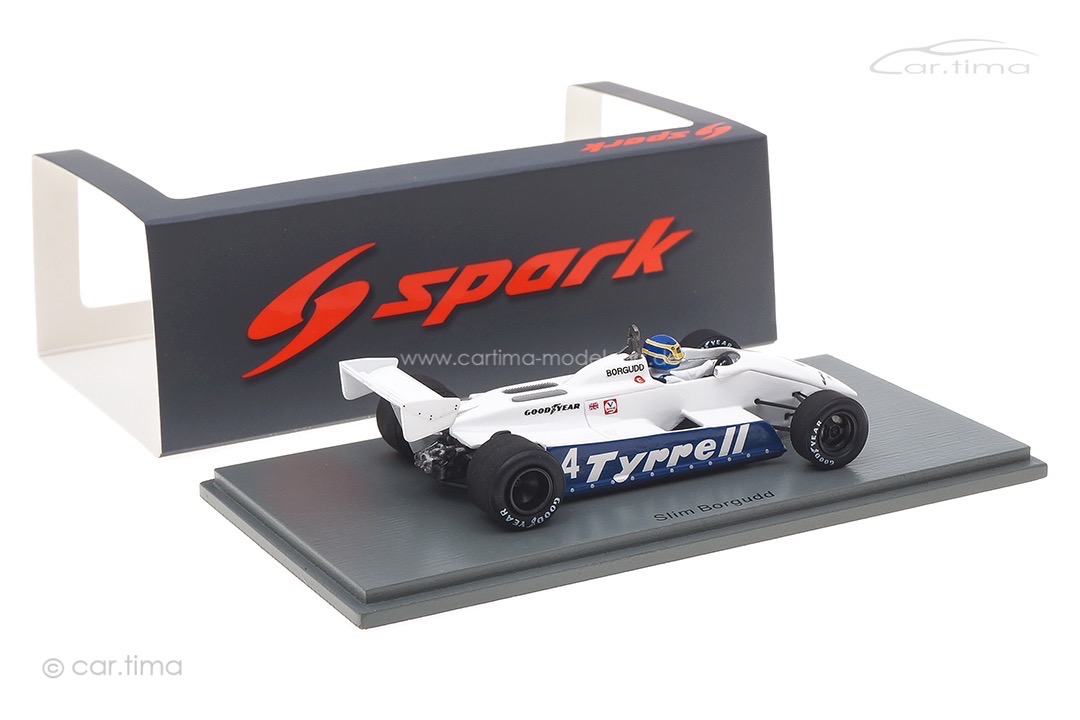 Tyrrell 011 GP Südafrika 1982 Slim Borgudd Spark 1:43 S7282