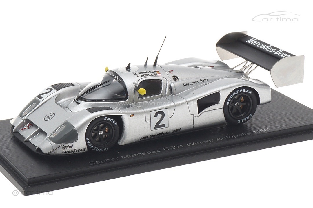 Sauber Mercedes-Benz C291 Winner Autopolis 1991 Schumacher/Wendlinger Spark 1:43 S8187