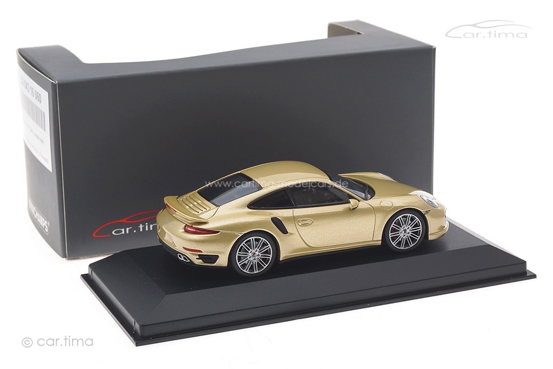 Porsche 911 (991) Turbo limegold met. Minichamps 1:43 CA04316060
