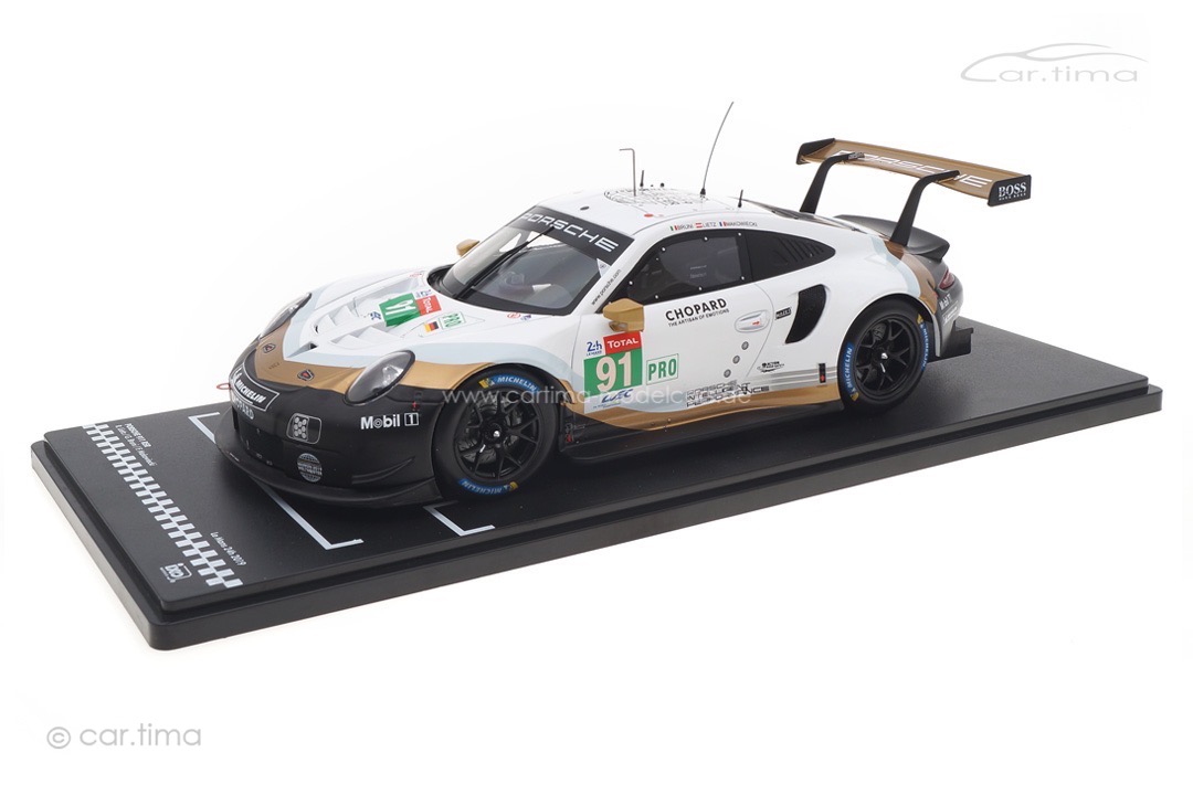 Porsche 911 (991) RSR 24h Le Mans 2019 Lietz/Bruni/Makowiecki IXO 1:18 LEGT18023