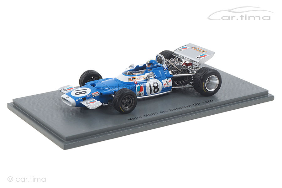 Matra MS80 GP Canada 1969 Jean-Pierre Beltoise Spark 1:43 S7194