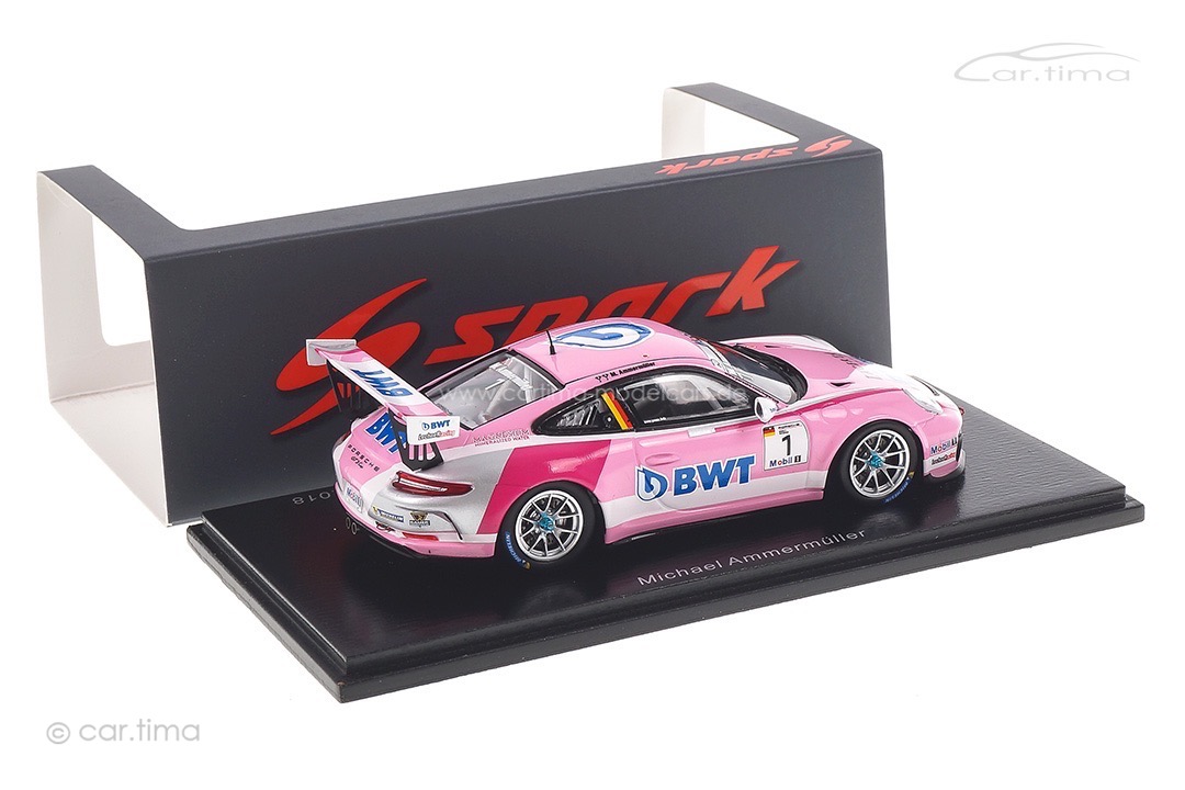 Porsche 911 GT3 Cup Champion Porsche Supercup 2018 Michael Ammermüller Spark 1:43 S8500