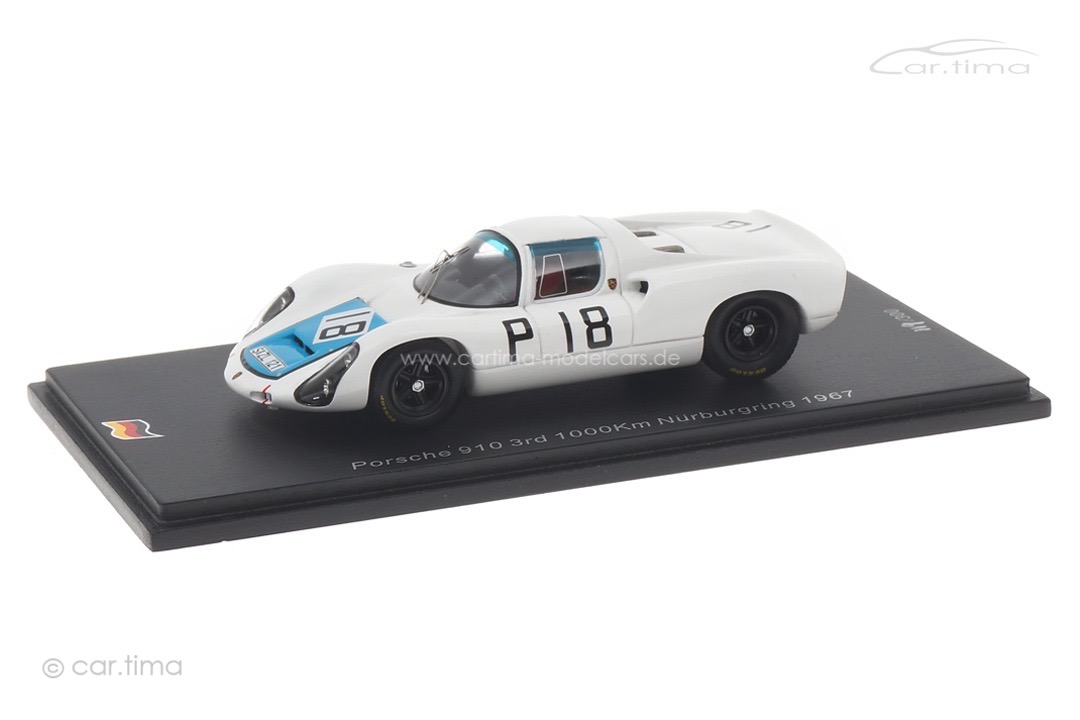 Porsche 910 1000km Nürburgring 1967 Neerpash/Elford Spark 1:43 SG820