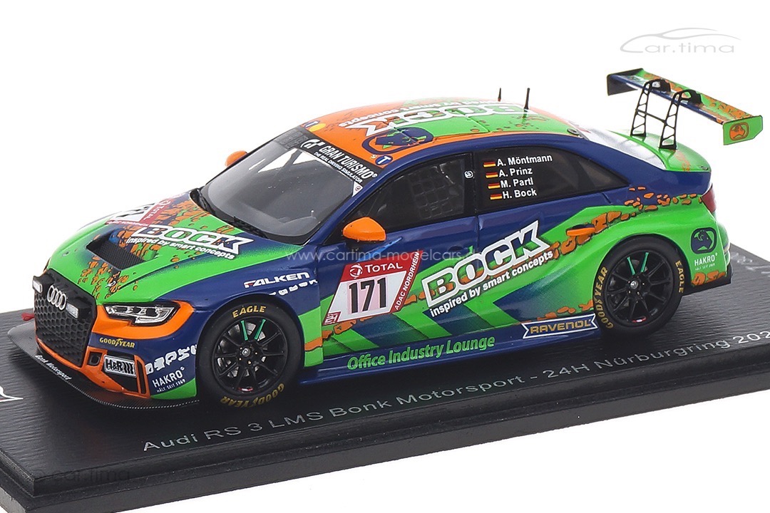 Audi RS3 24h Nürburgring 2020 Bock/Moentmann/Partl/Prinz Spark 1:43 SG701